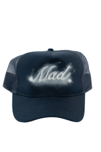 Airbrush Embroidery cap navy (2)